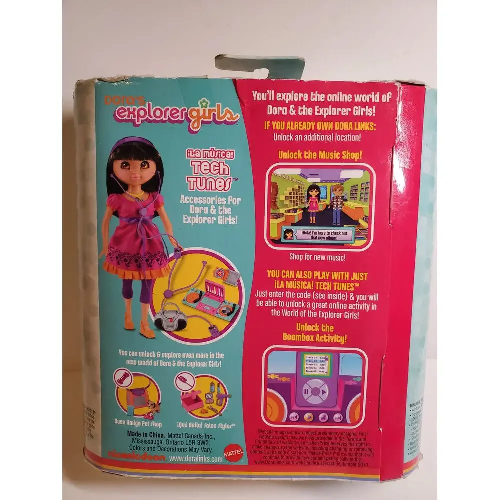 New 2010 Dora the Explorer Tech Tunes Accessories